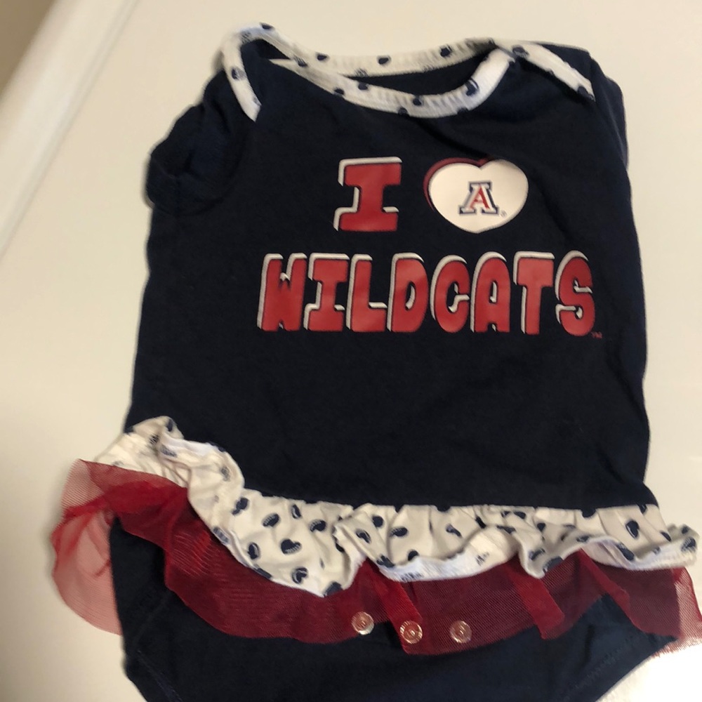UofA baby girl dress